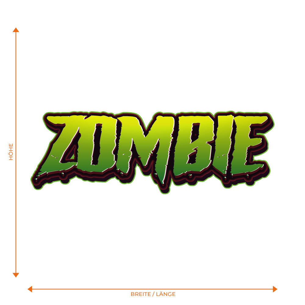 Grüner Zombie Text